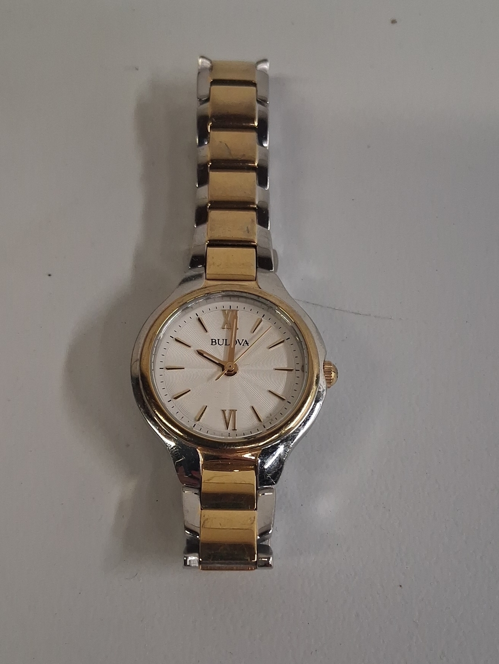 Womens Bulova Two-Tone Gold & Silver Women's Watch